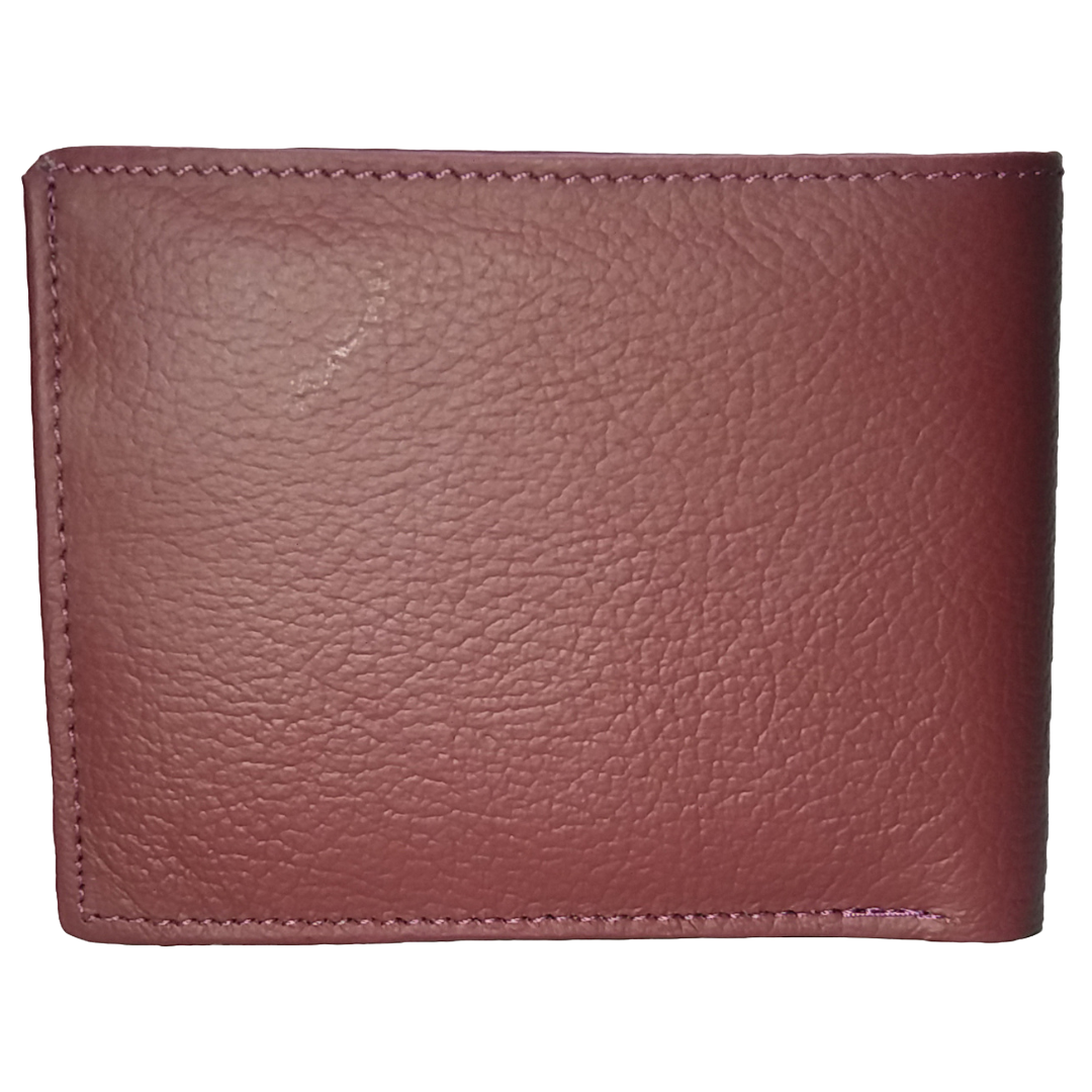 Jubleeo Leather Maroon Pocket Mens Wallet