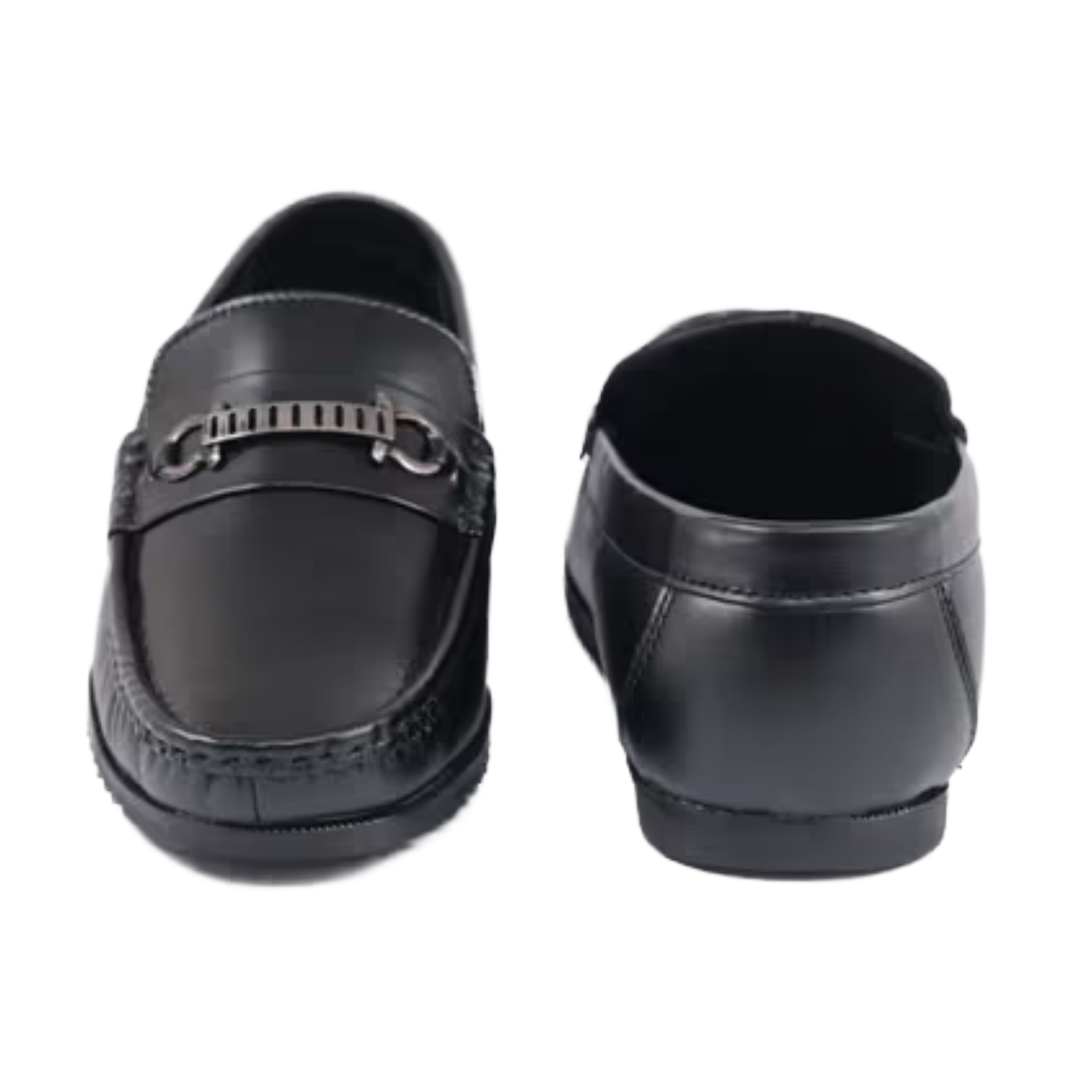 Jubleeo Leather Buckle Loafers For Men