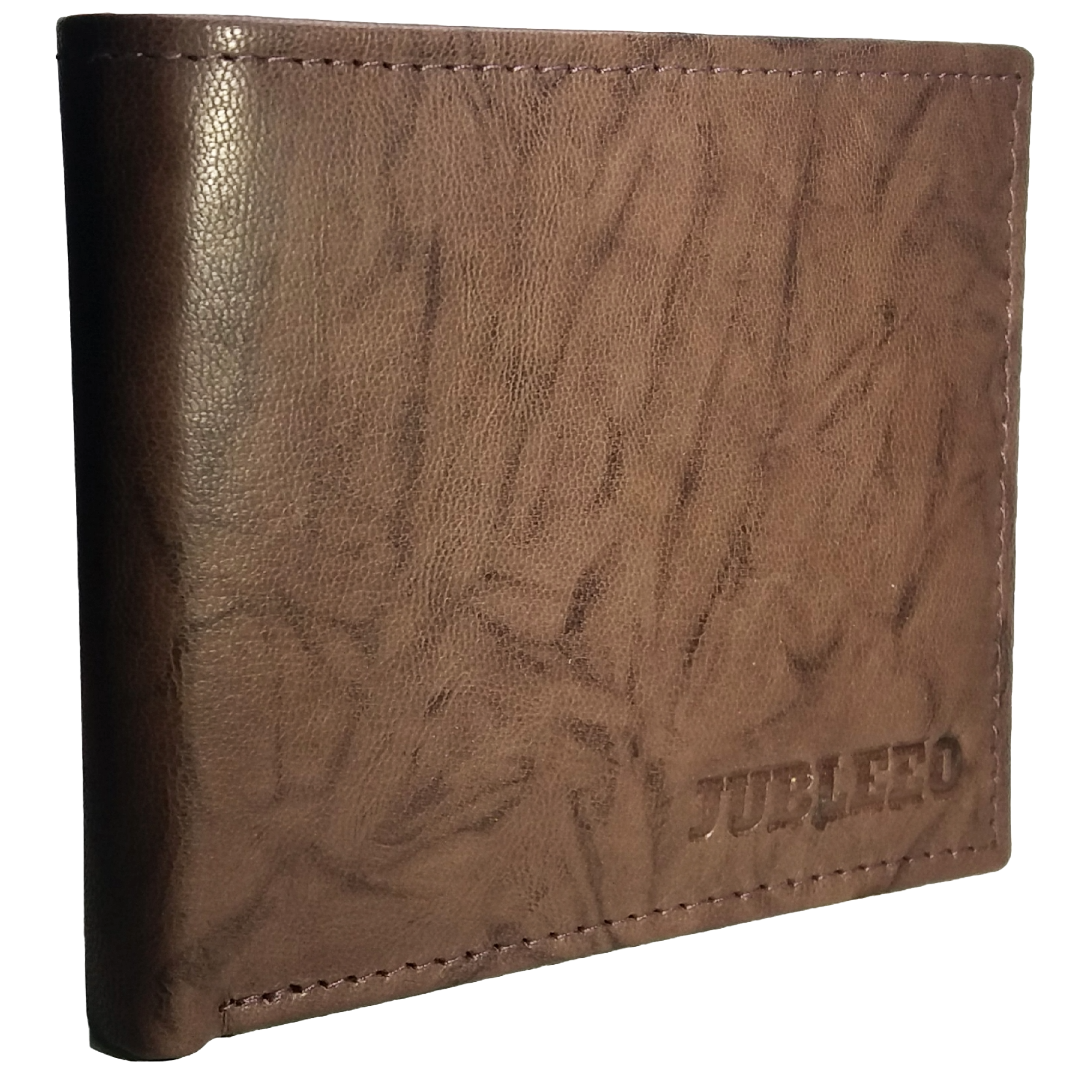 Jubleeo Leather Soft Antique Brown Pocket Mens Wallet