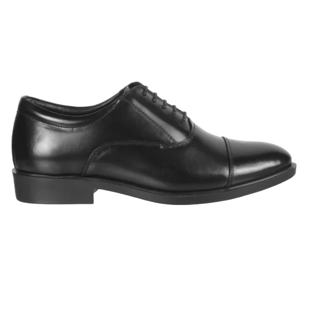 Jubleeo Leather Formal Oxford Black Mens Shoes