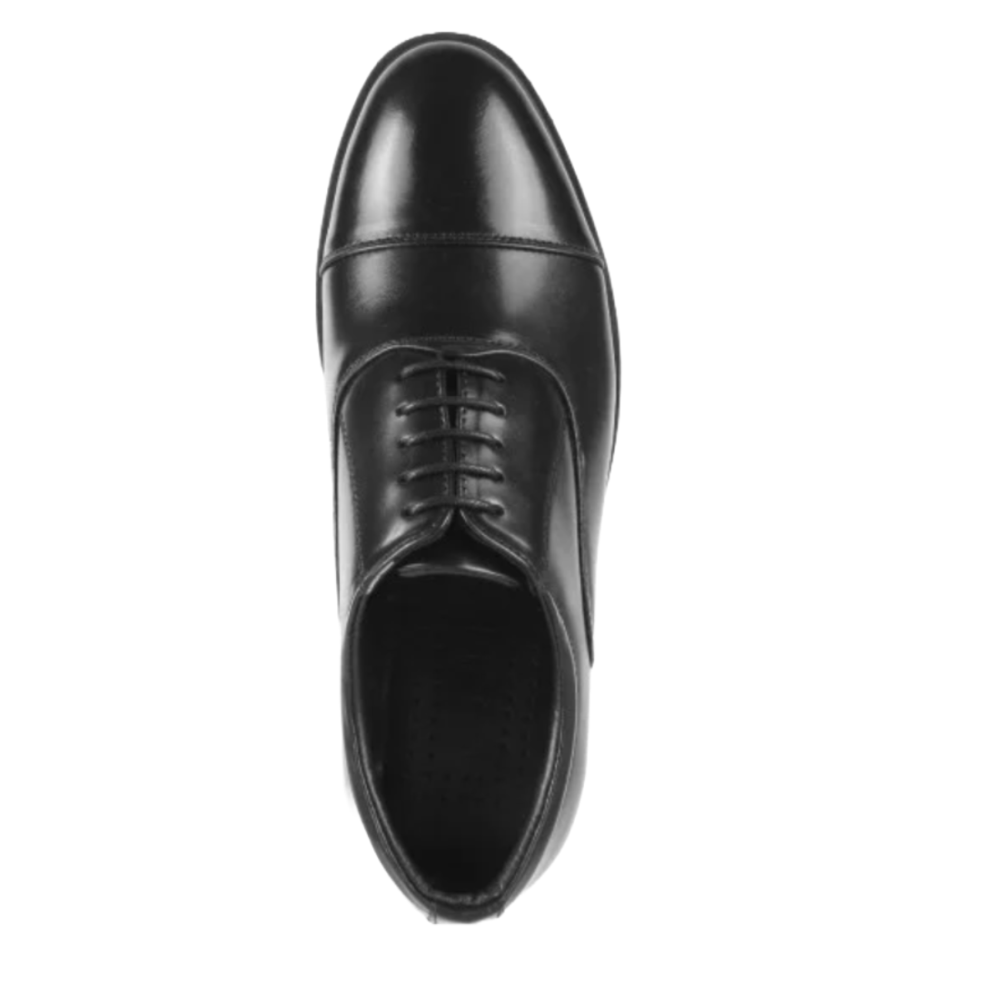 Jubleeo Leather Formal Oxford Black Mens Shoes