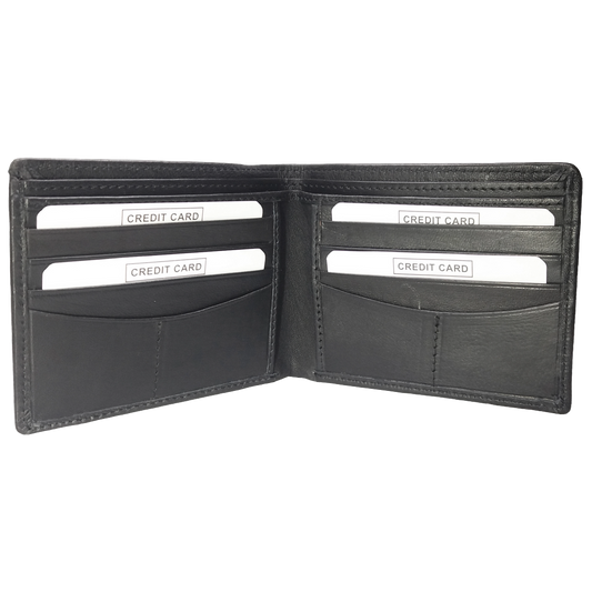 Jubleeo Leather Black Card Mens Wallet