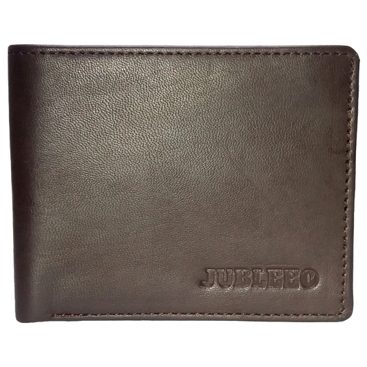 Jubleeo Leather Brown Card Mens Wallet