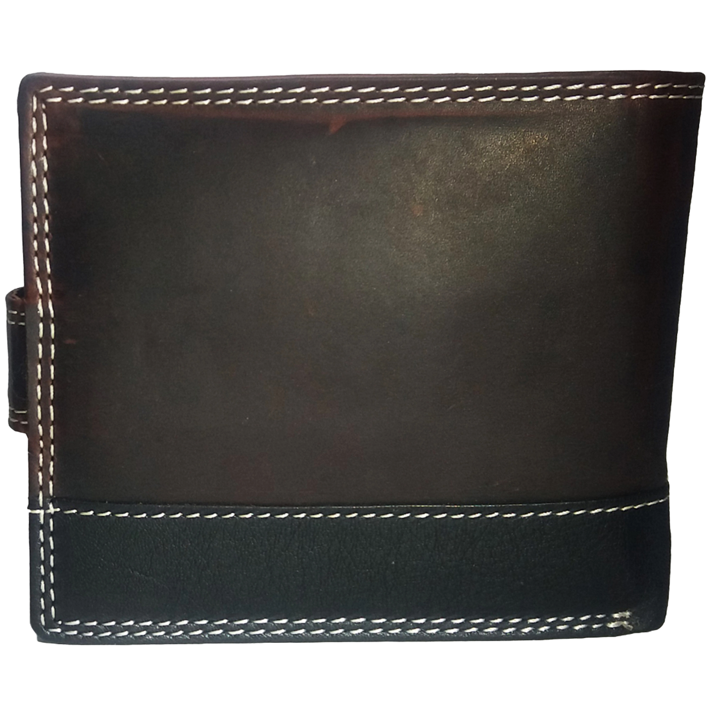 Jubleeo Leather Brown ID Pocket Mens Wallet