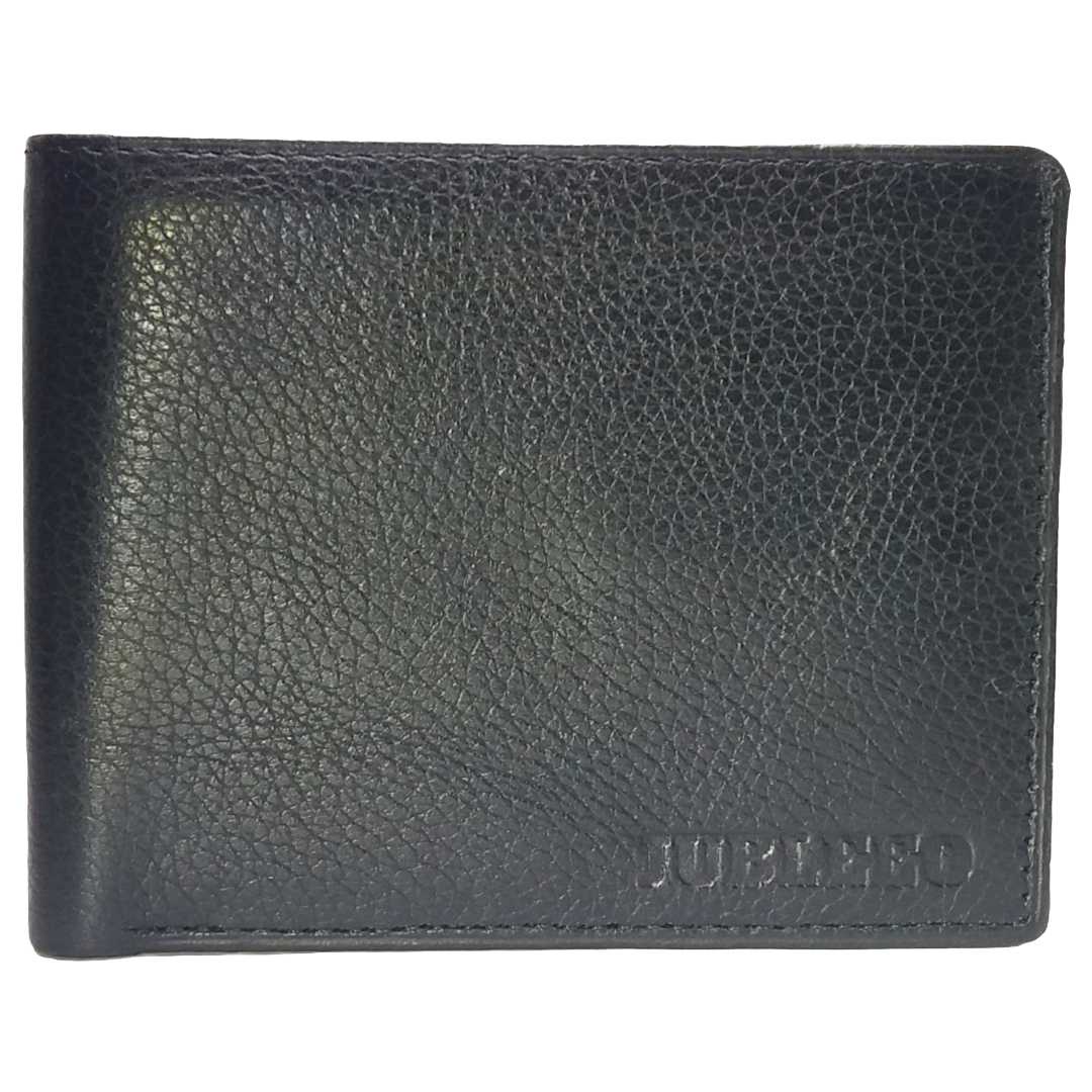Jubleeo Leather Soft Black Pocket Mens Wallet