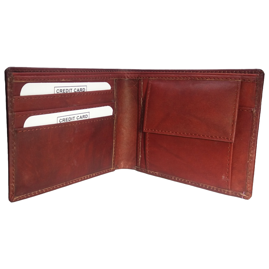 Jubleeo Leather Maroon Pocket Mens Wallet
