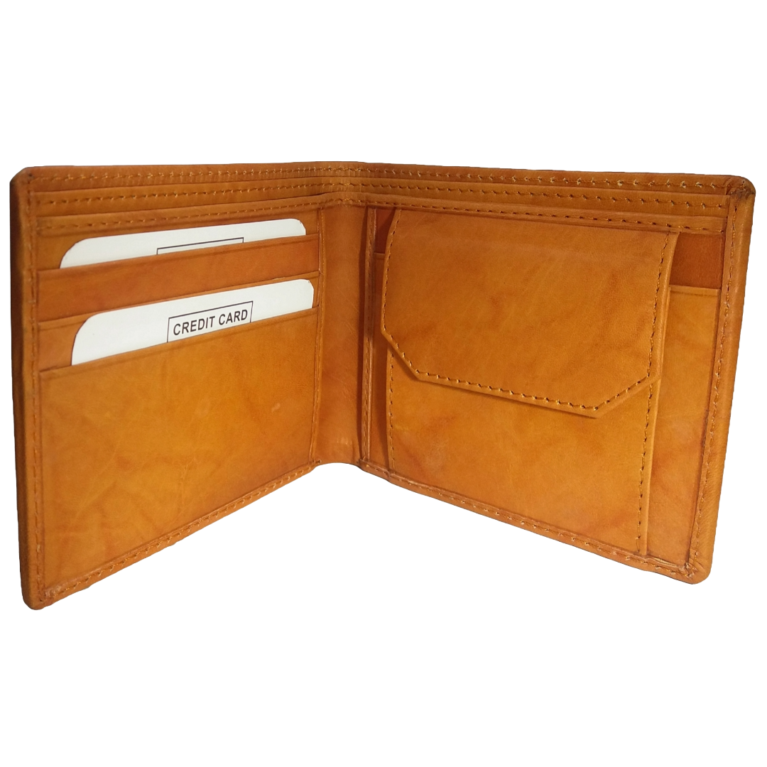 Jubleeo Leather Tan Pocket Mens Wallet