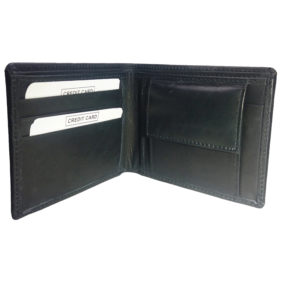 Jubleeo Leather Black Pocket Mens Wallet