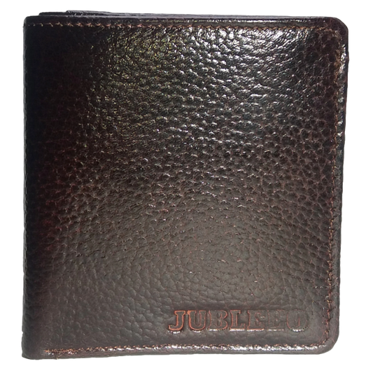 Jubleeo Leather Mini Brown Notecase For Men