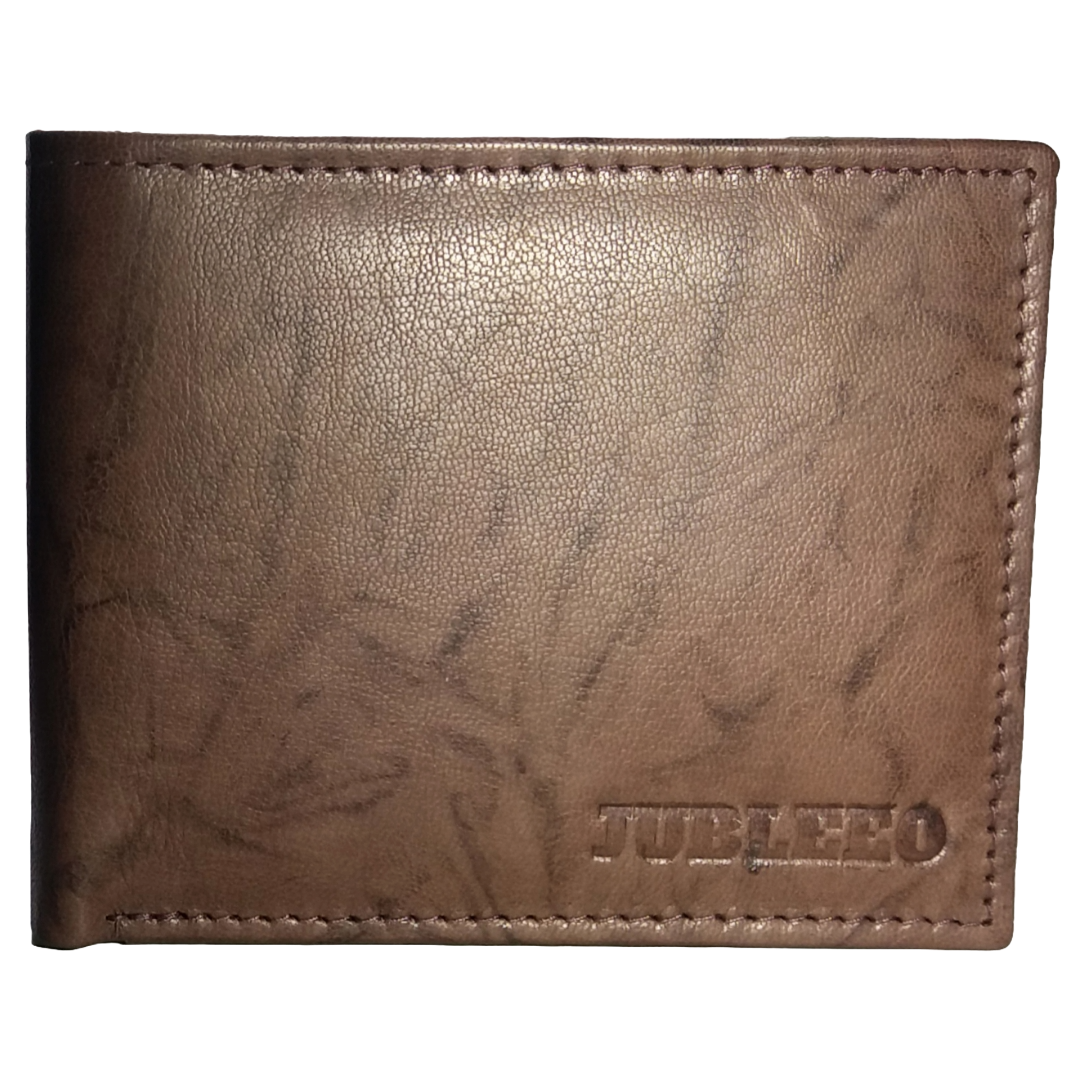 Jubleeo Leather Soft Antique Brown Pocket Mens Wallet