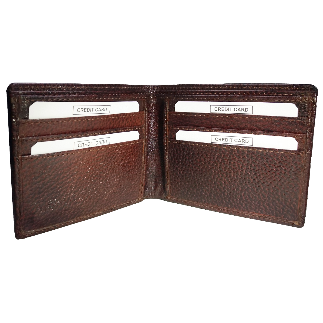 Jubleeo Leather Brown Card Mens Wallet