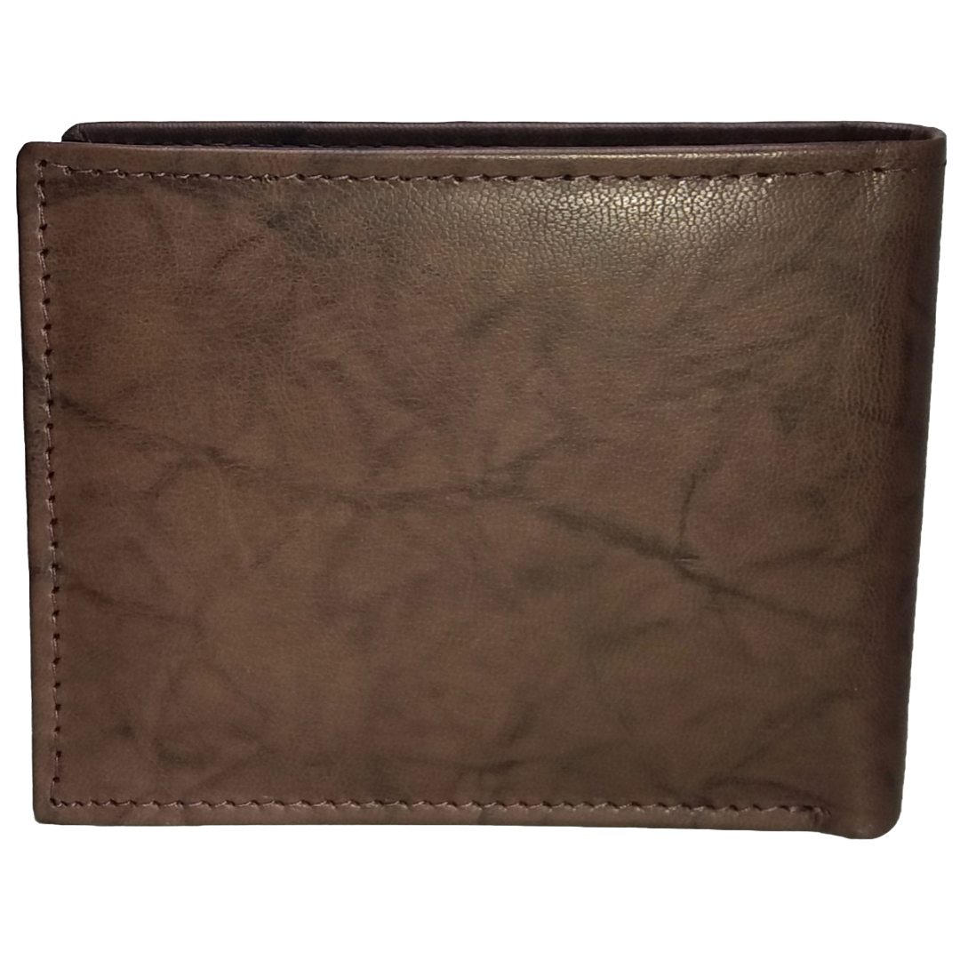 Jubleeo Leather Soft Antique Brown Pocket Mens Wallet