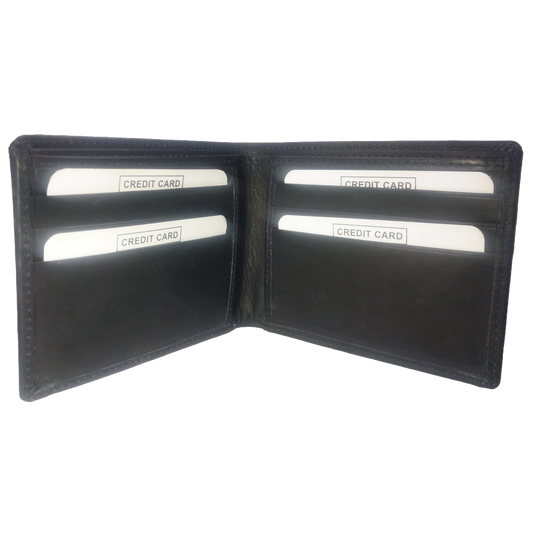 Jubleeo Leather Black Card Mens Wallet
