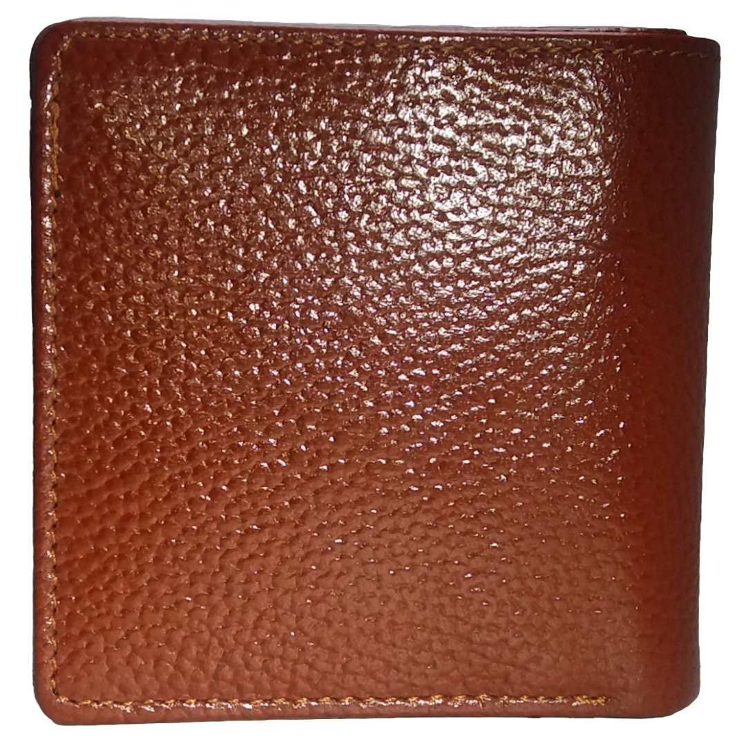 Jubleeo Leather Mini Tan Notecase For Men