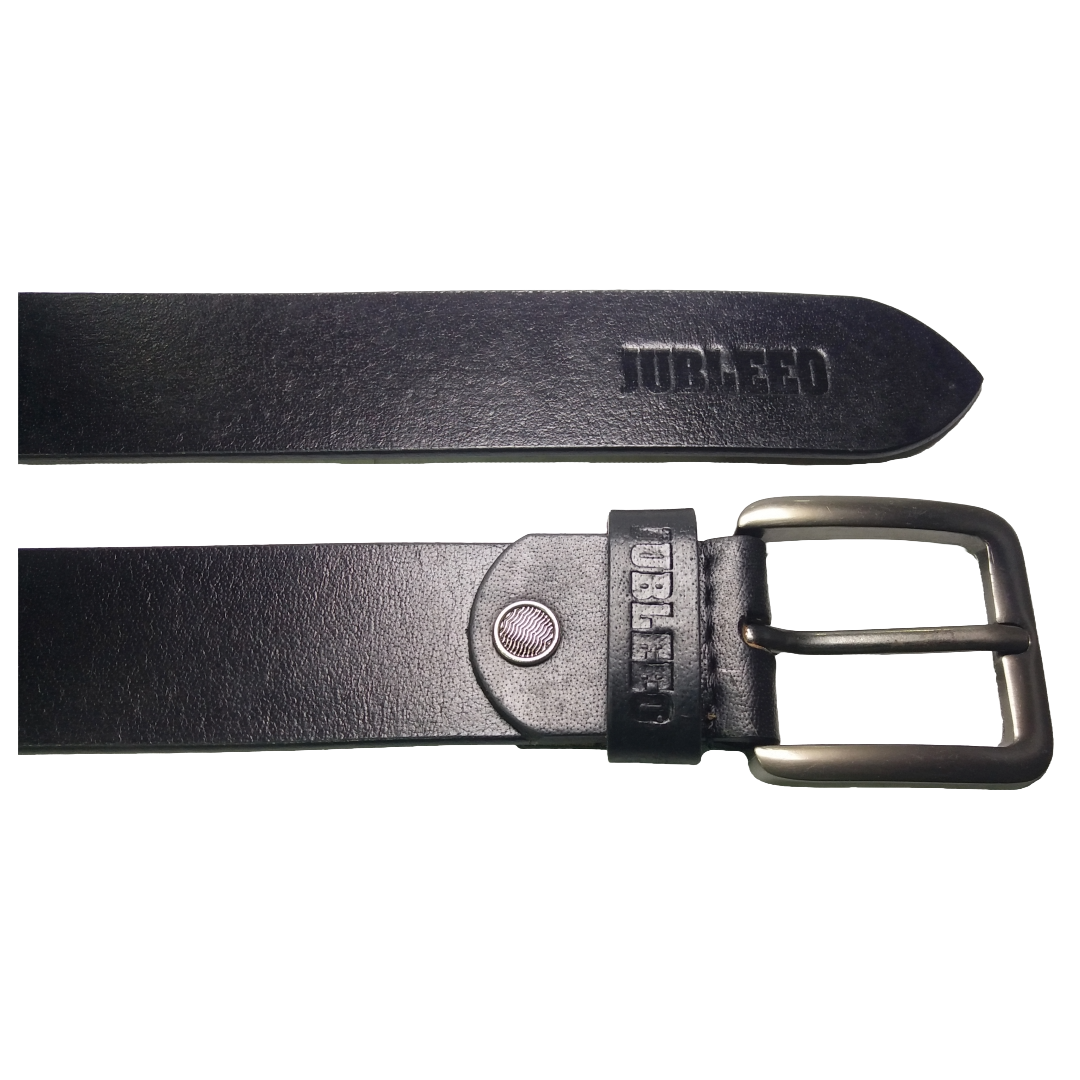 Jubleeo Leather Black Mens Belt