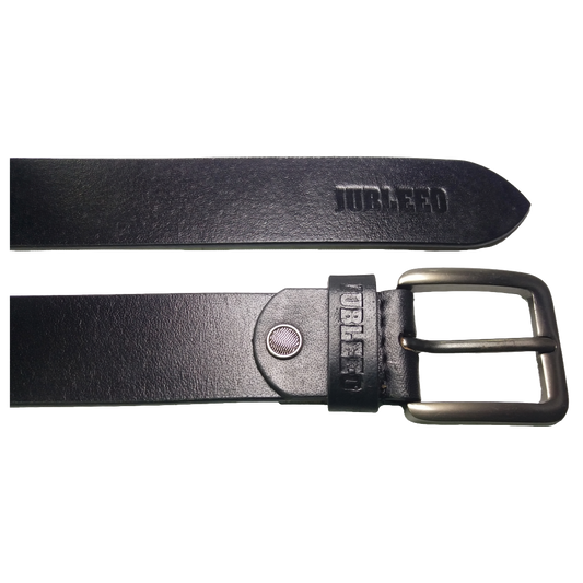 Jubleeo Leather Black Mens Belt