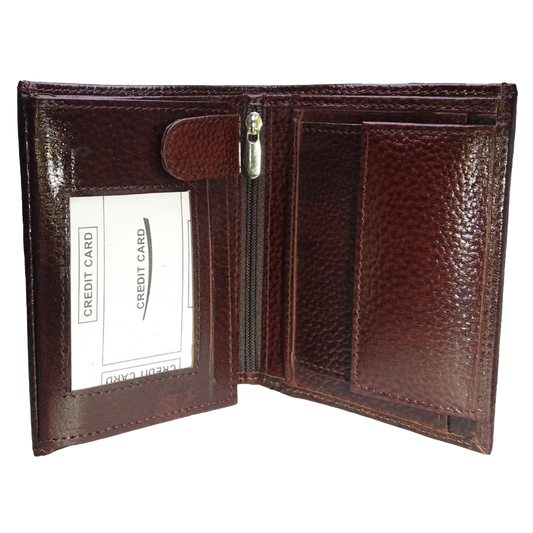 Jubleeo Leather Notecase Brown For Men