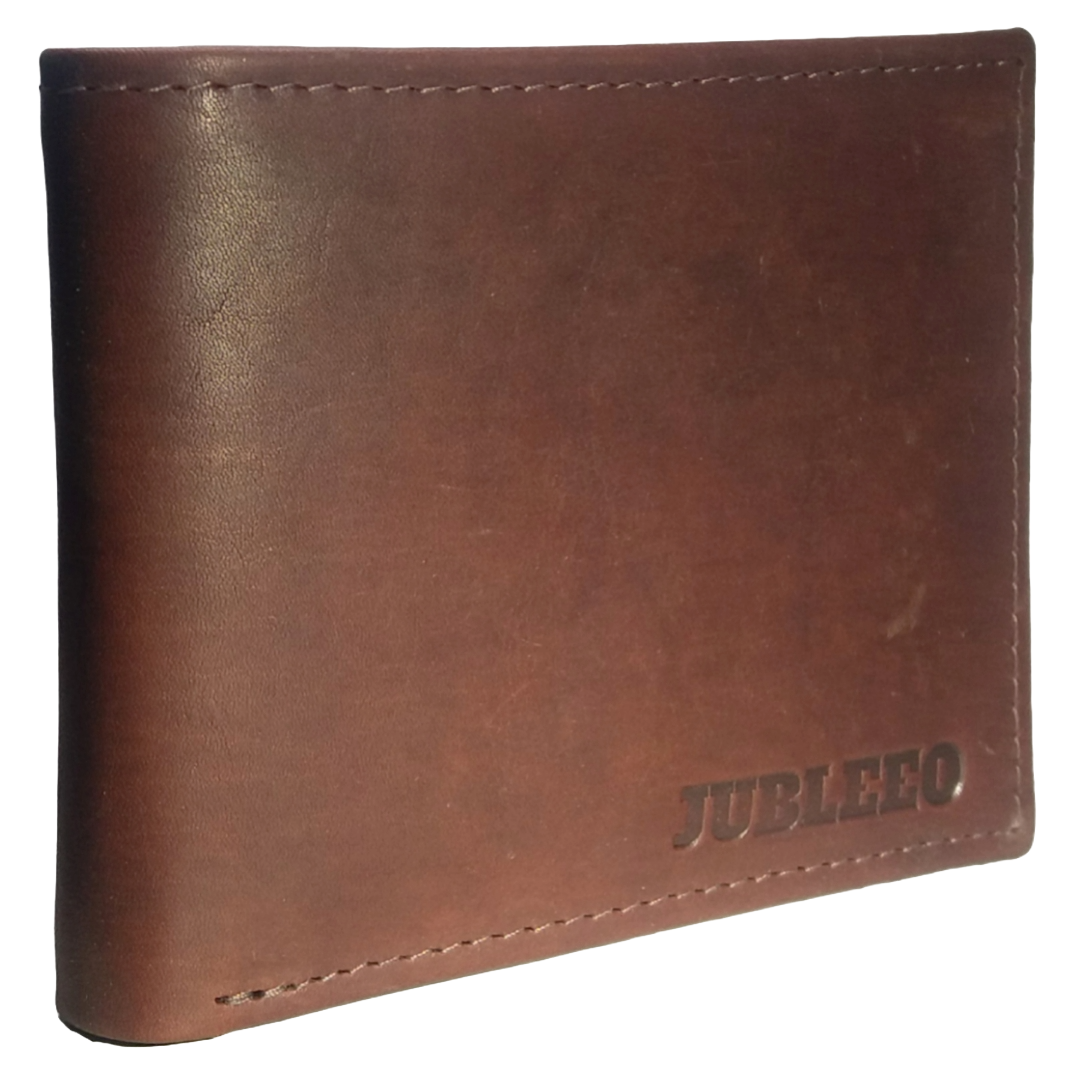 Jubleeo Leather Brown Card Mens Wallet