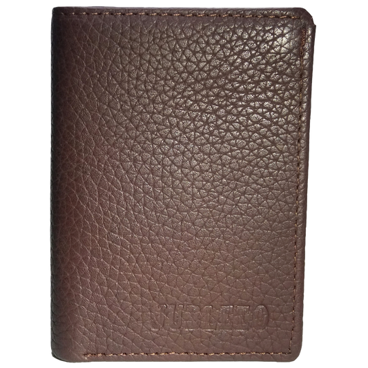 Jubleeo Leather Trifold Brown Mens Wallet