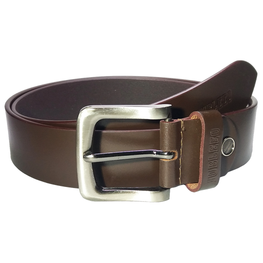 Jubleeo Leather Casual Brown Mens Belt
