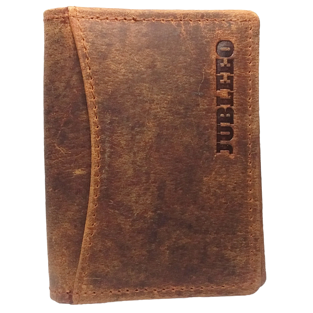 Jubleeo Leather Brown Card Holder For Men