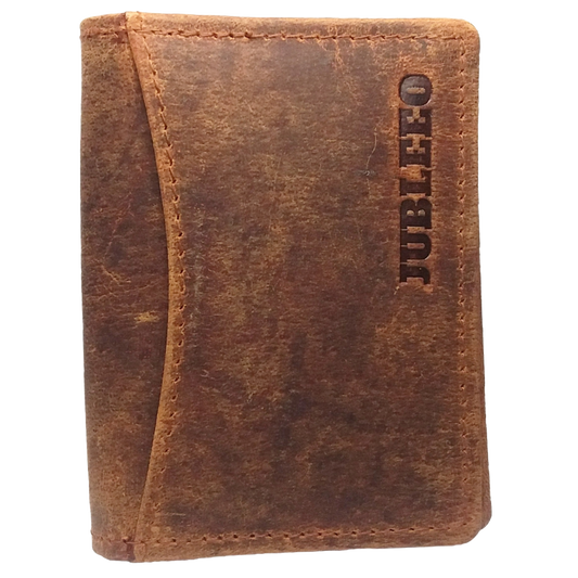 Jubleeo Leather Brown Card Holder For Men