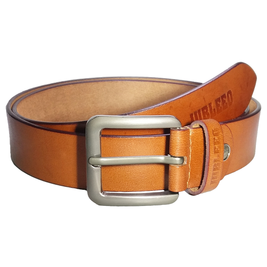 Jubleeo Leather Tan Mens Belt
