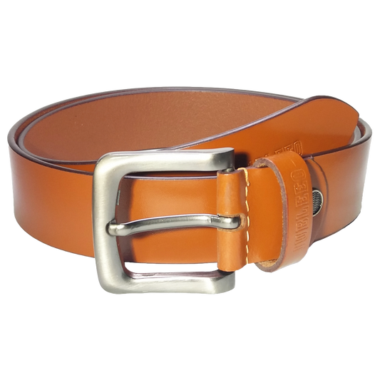Jubleeo Leather Casual Tan Mens Belt