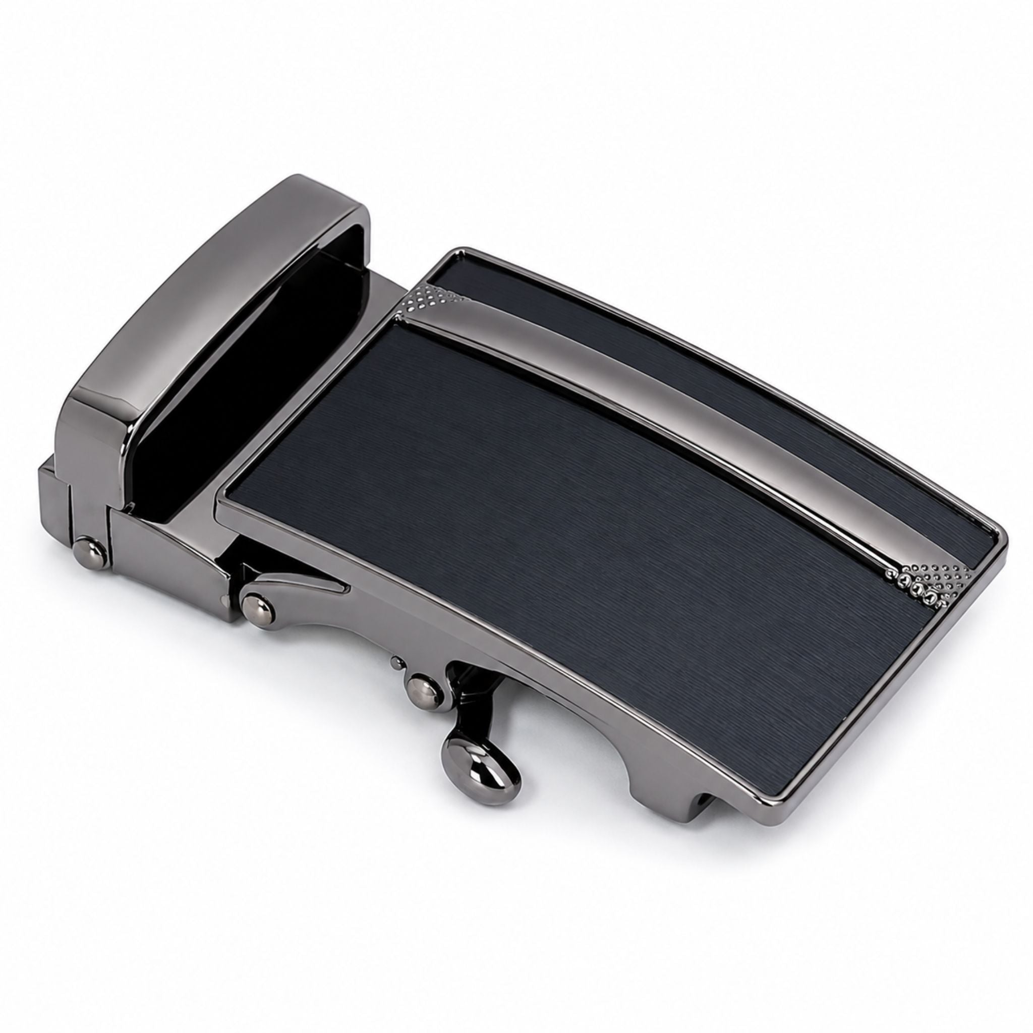 Jubleeo metal 35mm autolock mens belt black