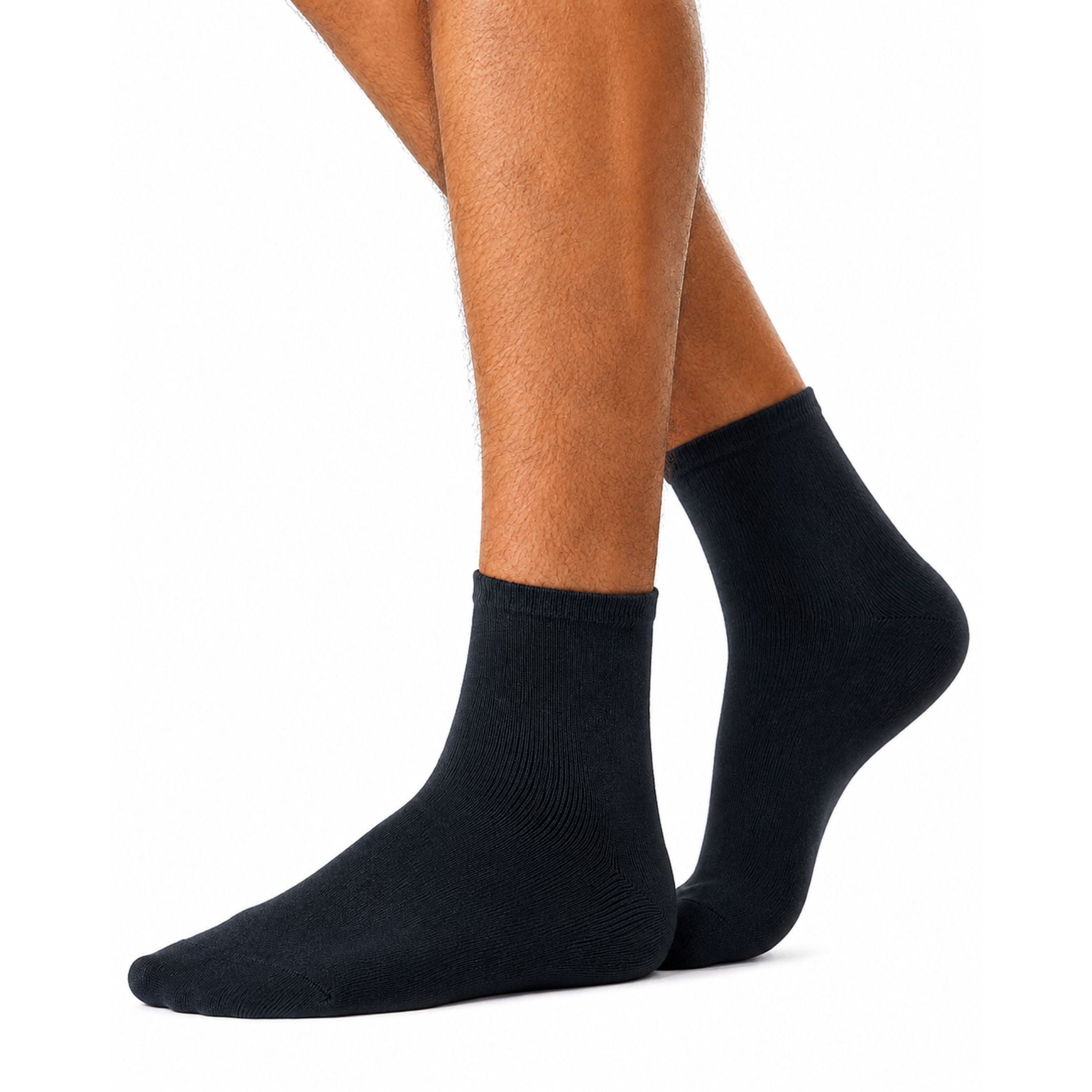 jubleeo cotton ankle socks for men black