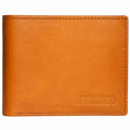 Jubleeo leather bifold mens wallet tan