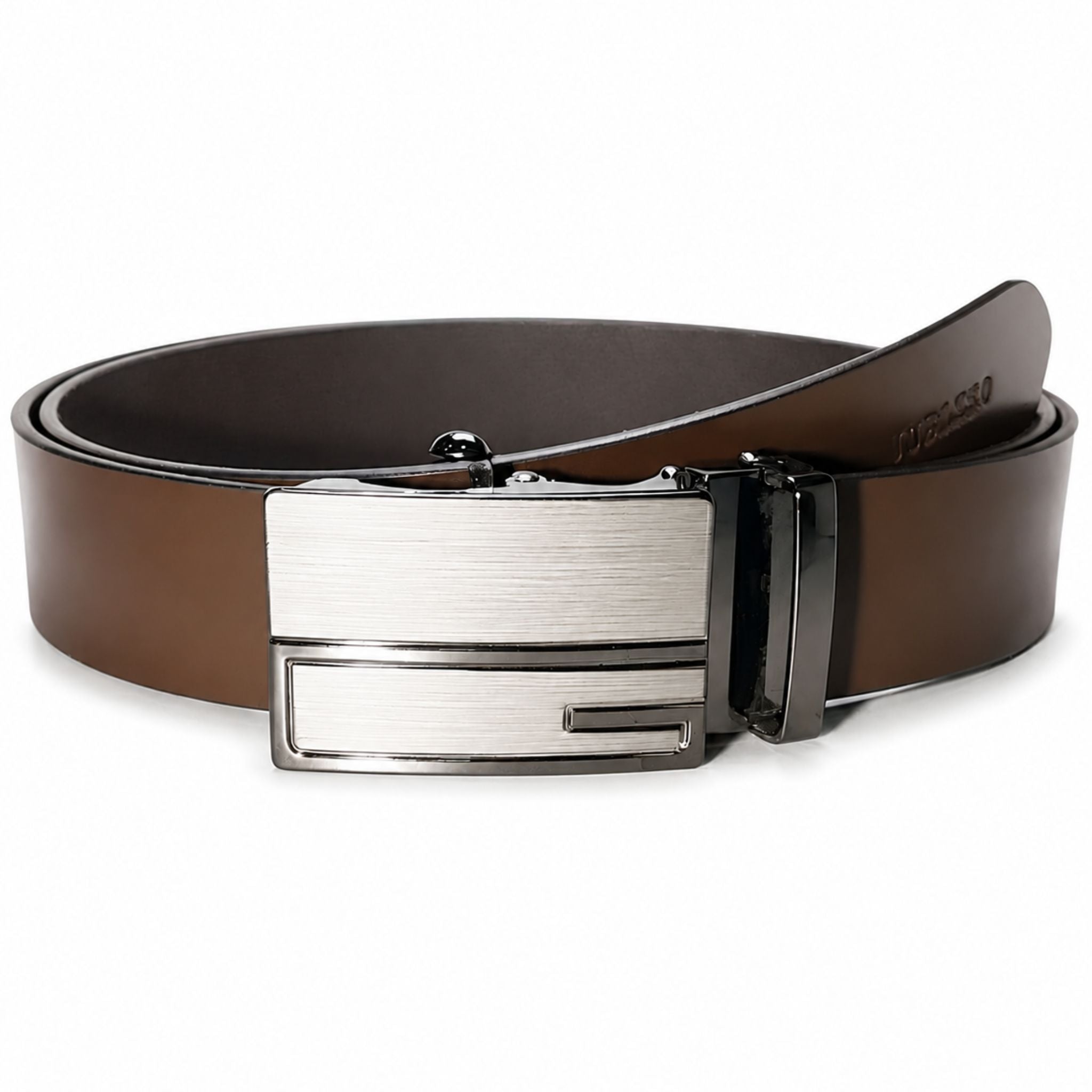 jubleeo leather autolock mens belt brown