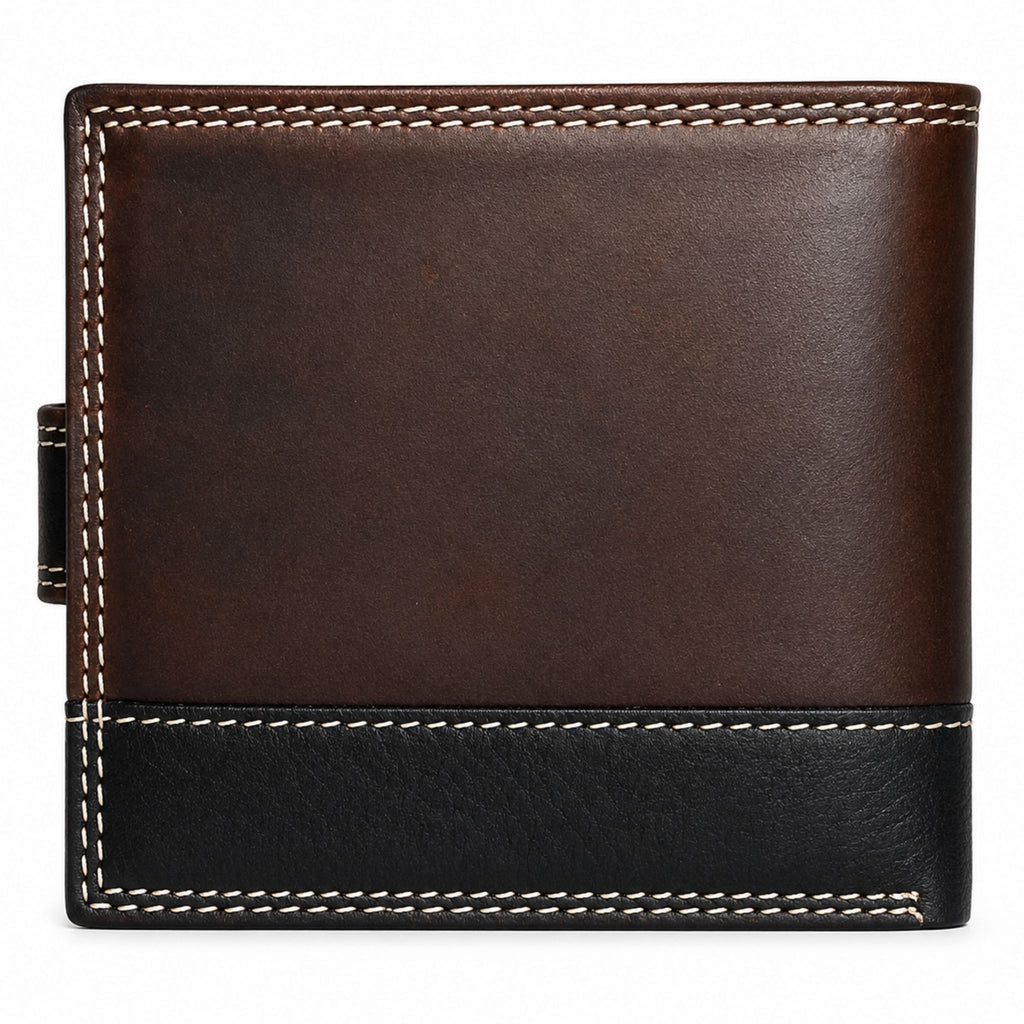 Jubleeo leatherbifold multicard mens wallet brown