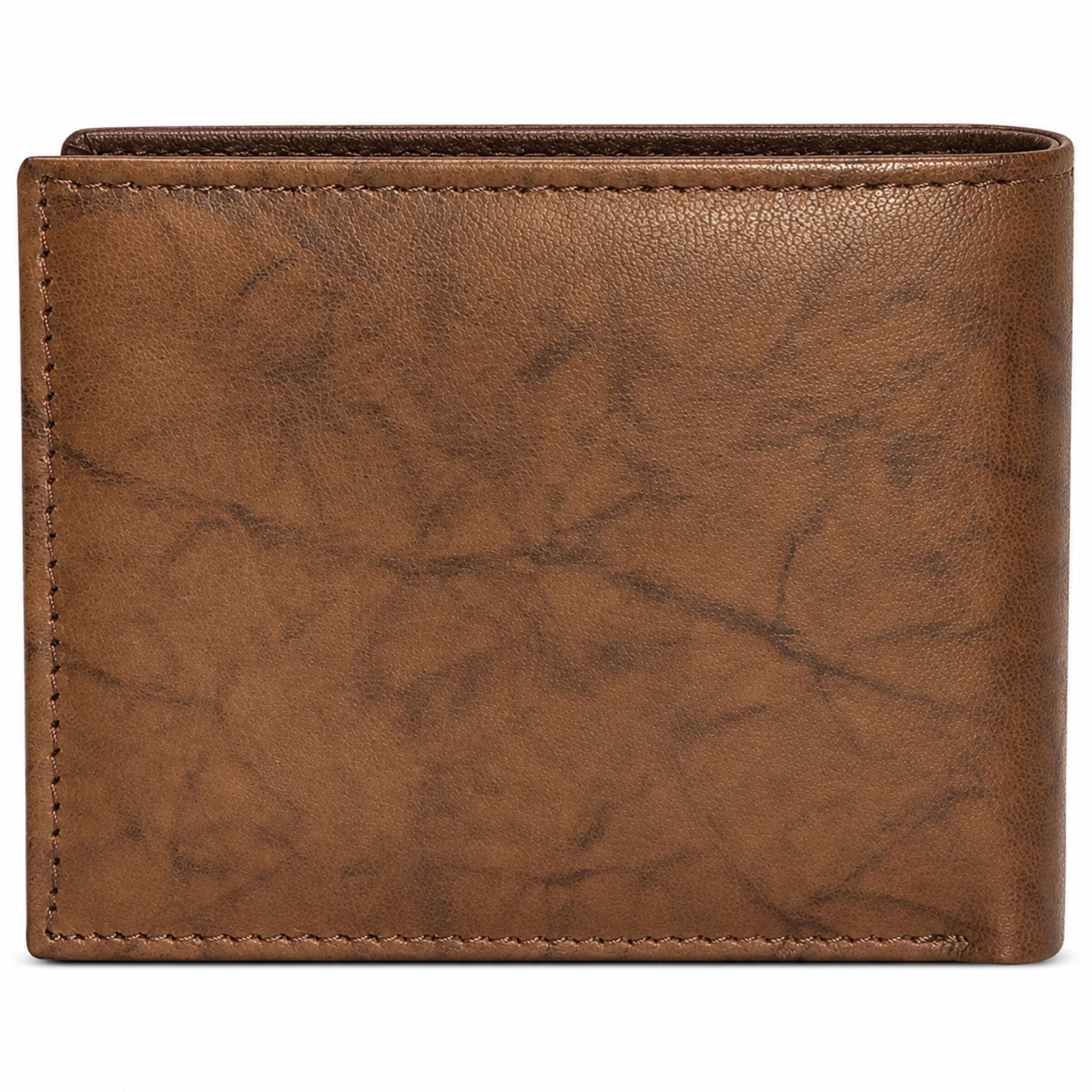 Jubleeo leather bifold pocket mens wallet antique
