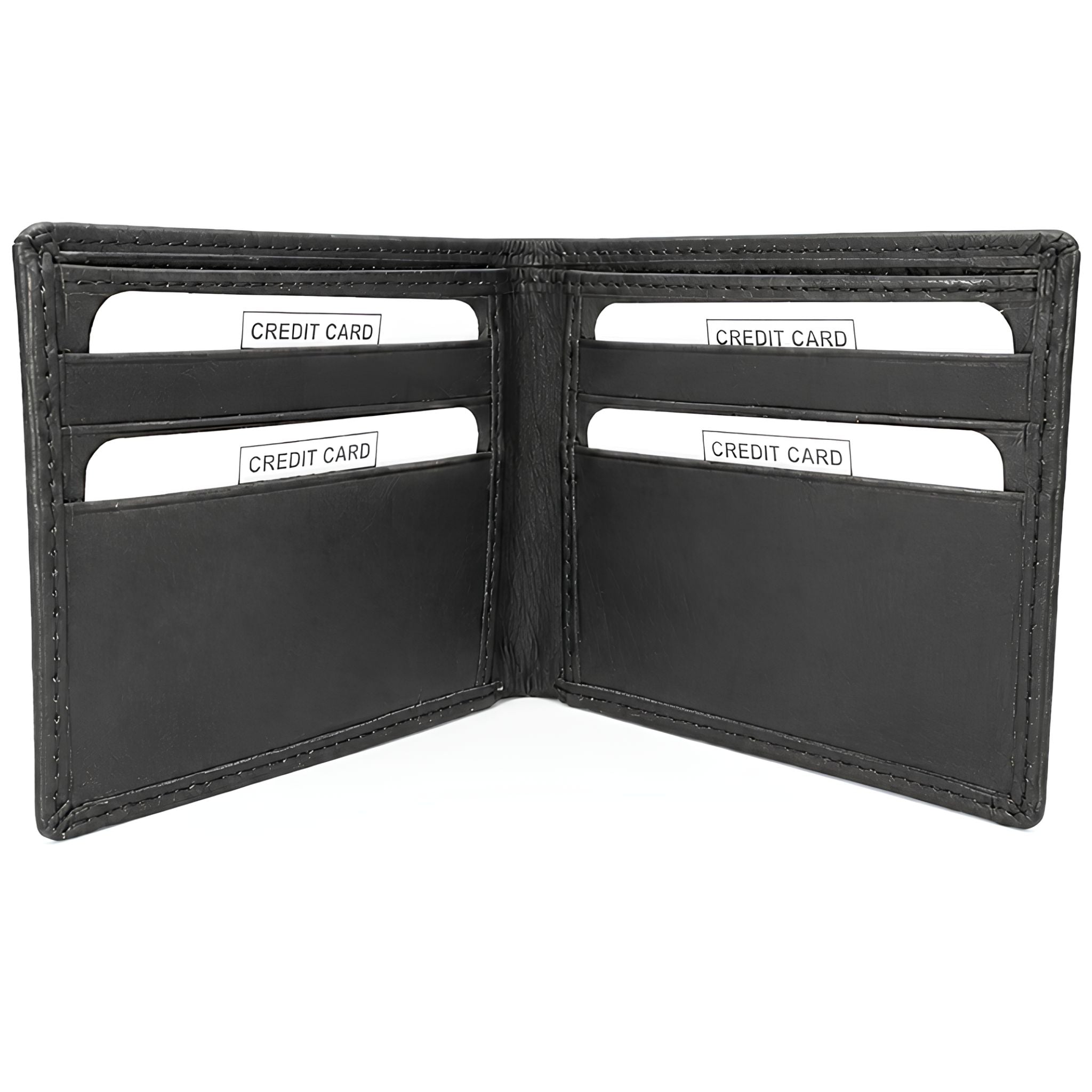 Jubleeo leather id pocket mens wallet black