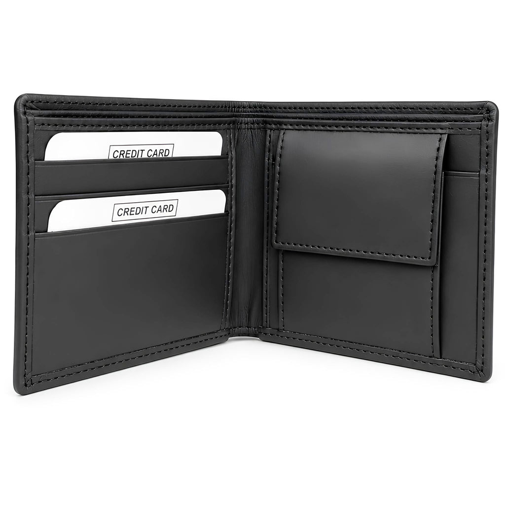 Jubleeo leather card pocket mens wallet black