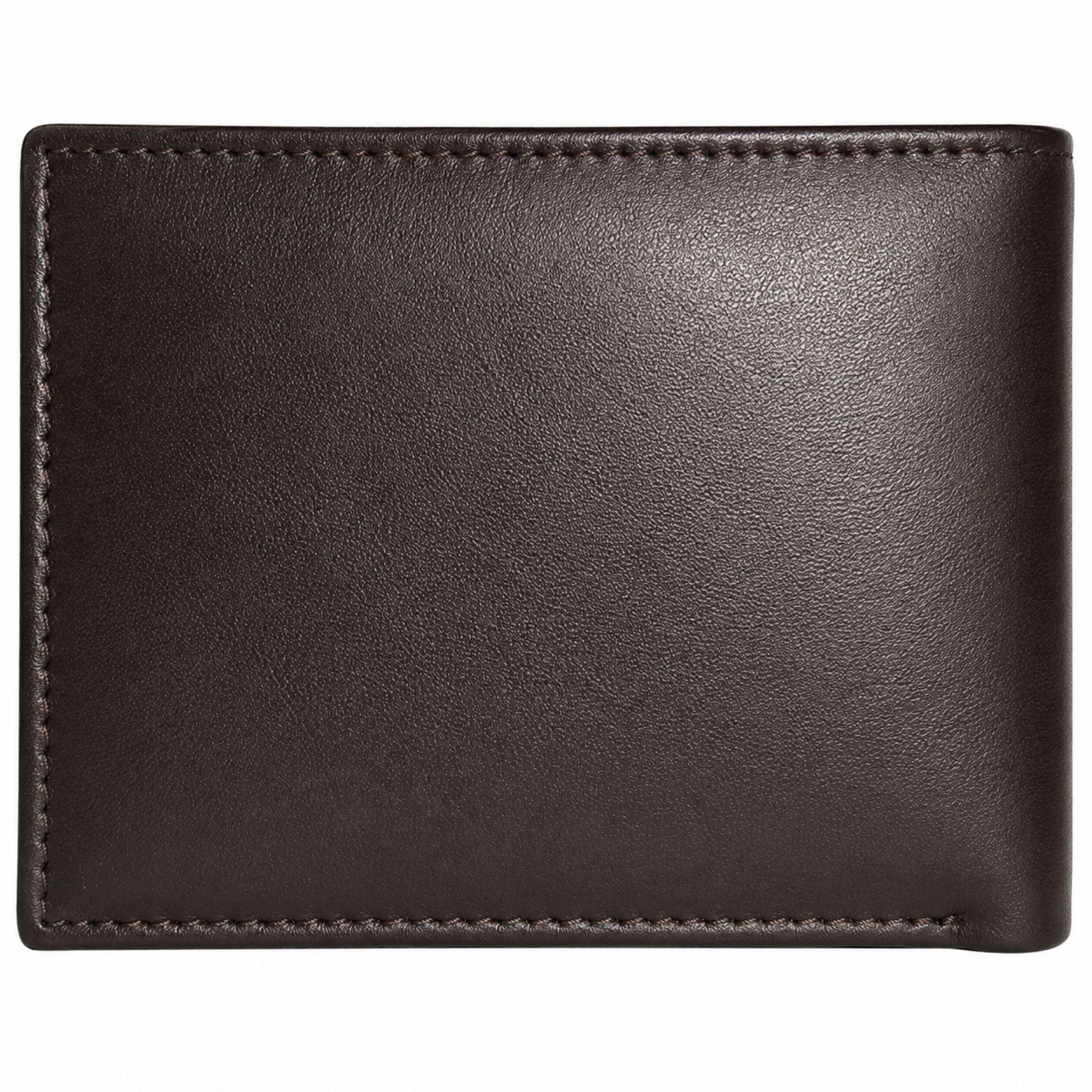 Jubleeo leather bifold pocket mens wallet brown