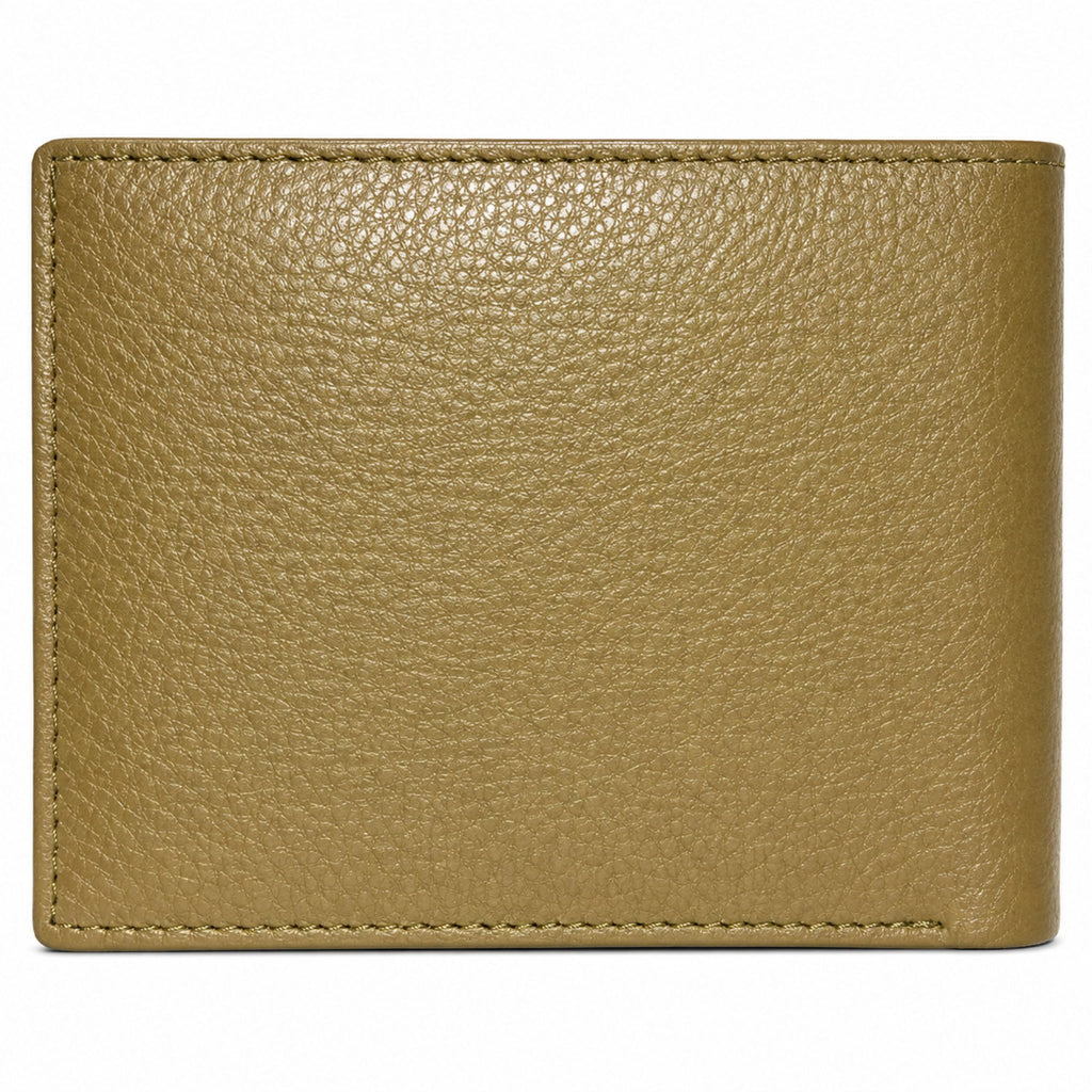 Jubleeo leather bifole pocket mens wallet green