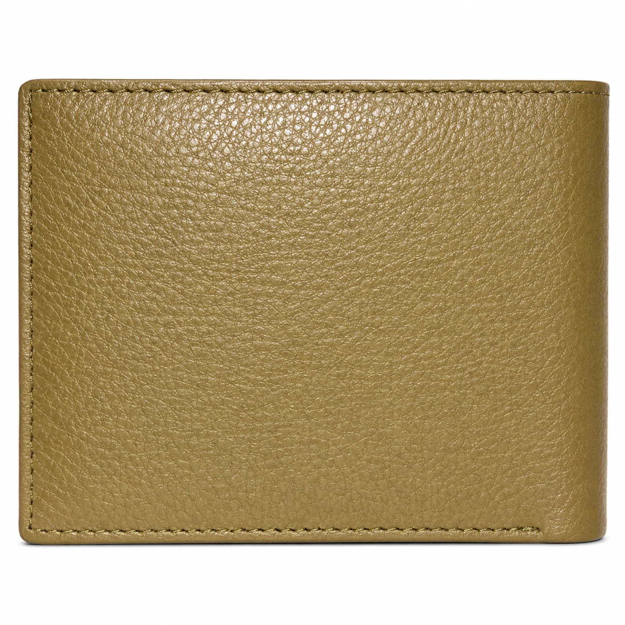 Jubleeo leather bifole pocket mens wallet green