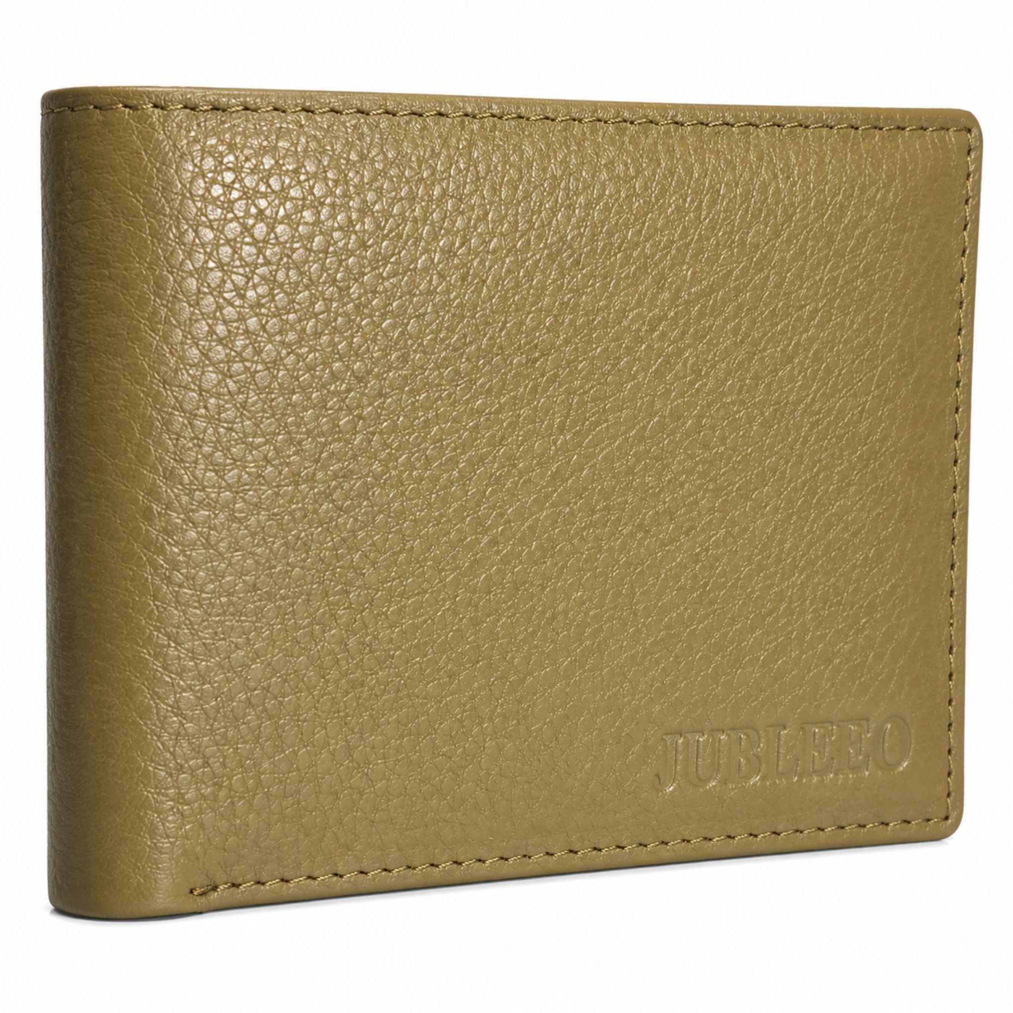 Jubleeo leather bifole pocket mens wallet green