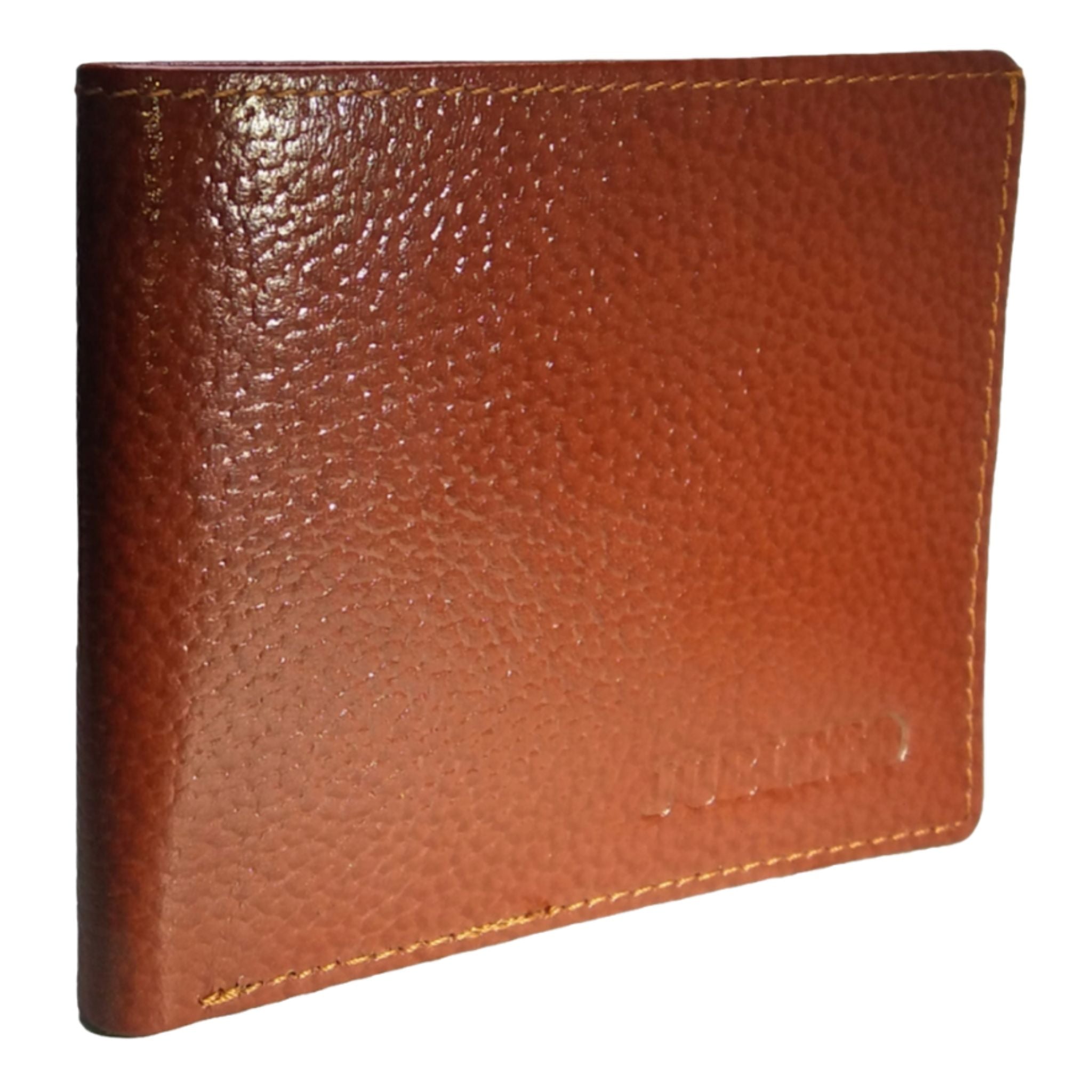 Jubleeo leather bifold card mens wallet tan