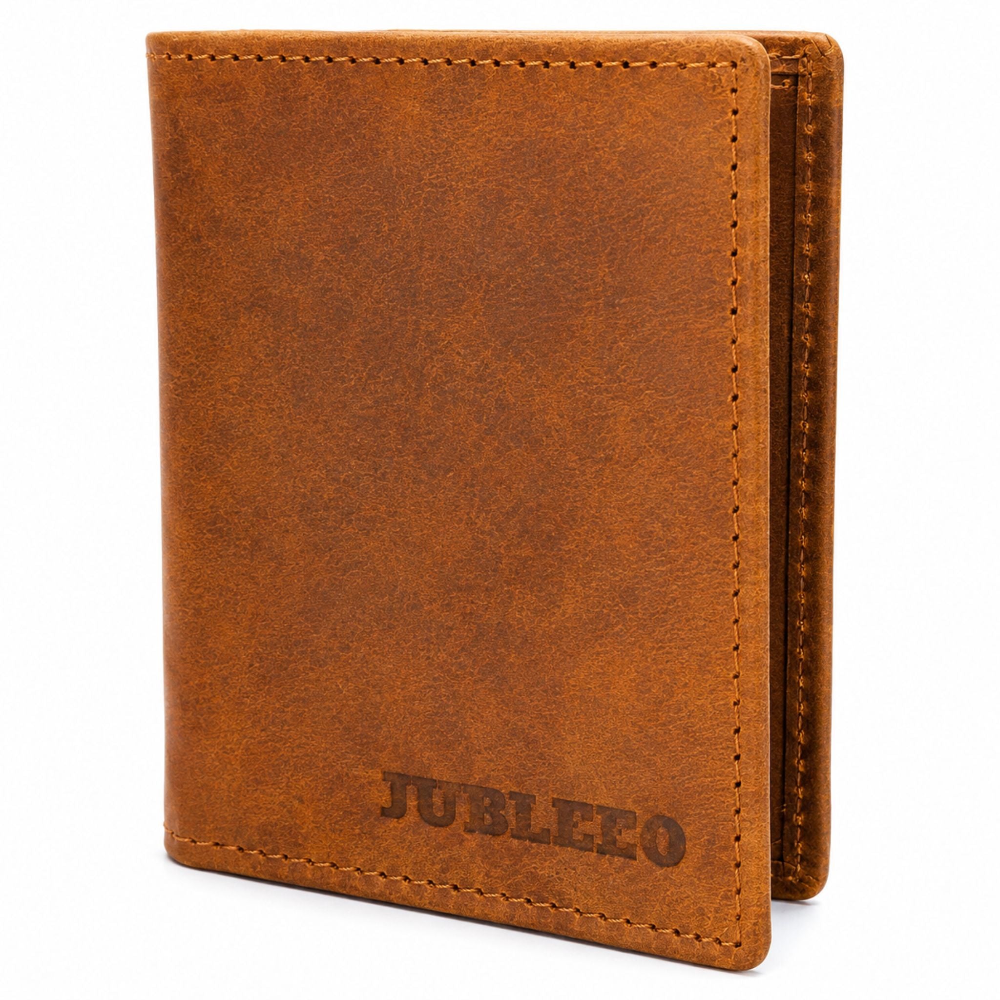 Jubleeo leather multi card mens card holder brown