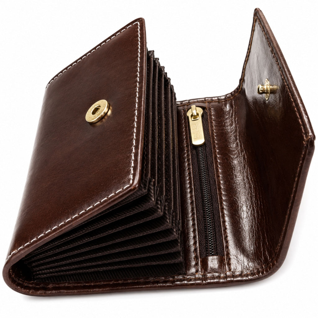 jubleeo leather multi mens card holderbrown