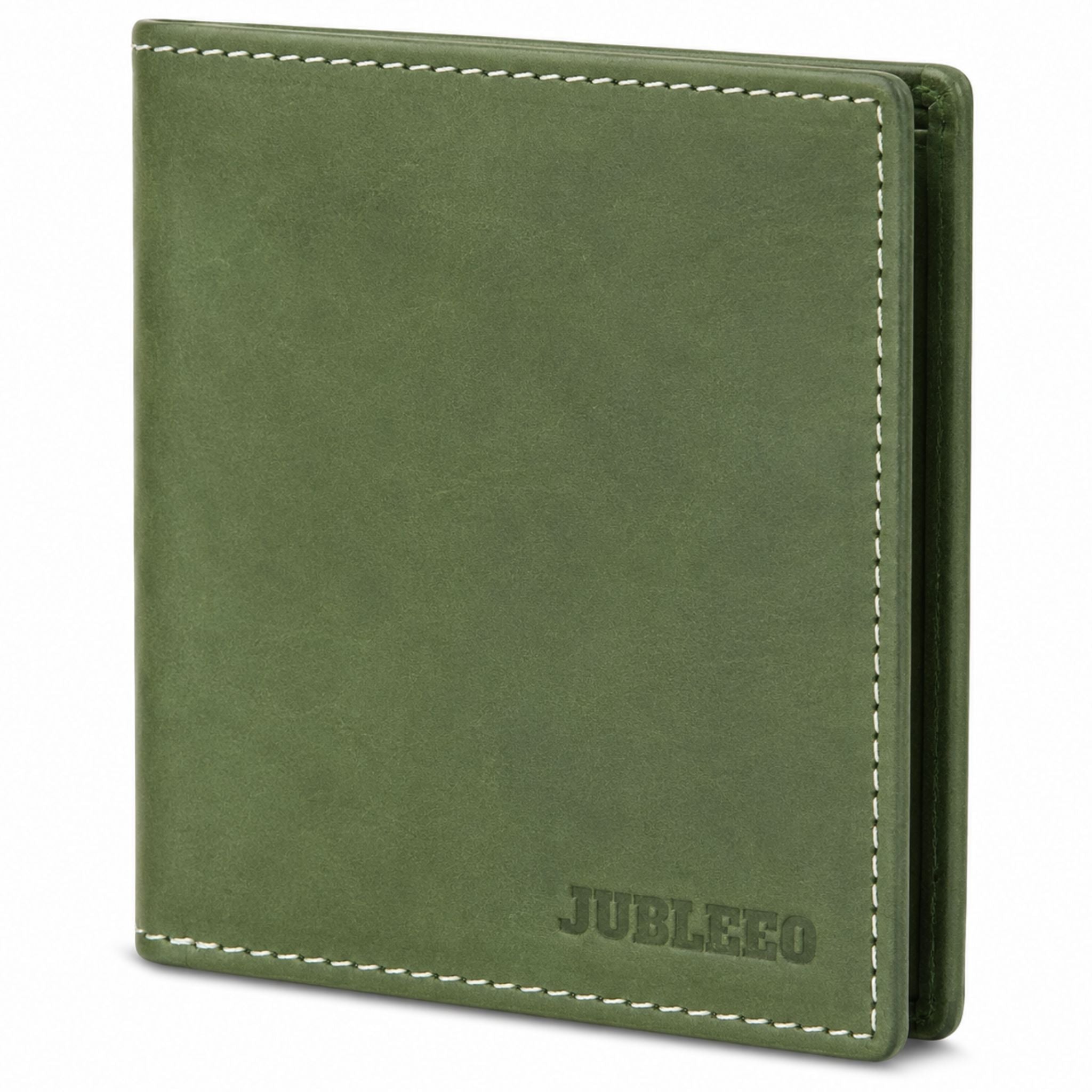 jubleeo leather mens card holder green