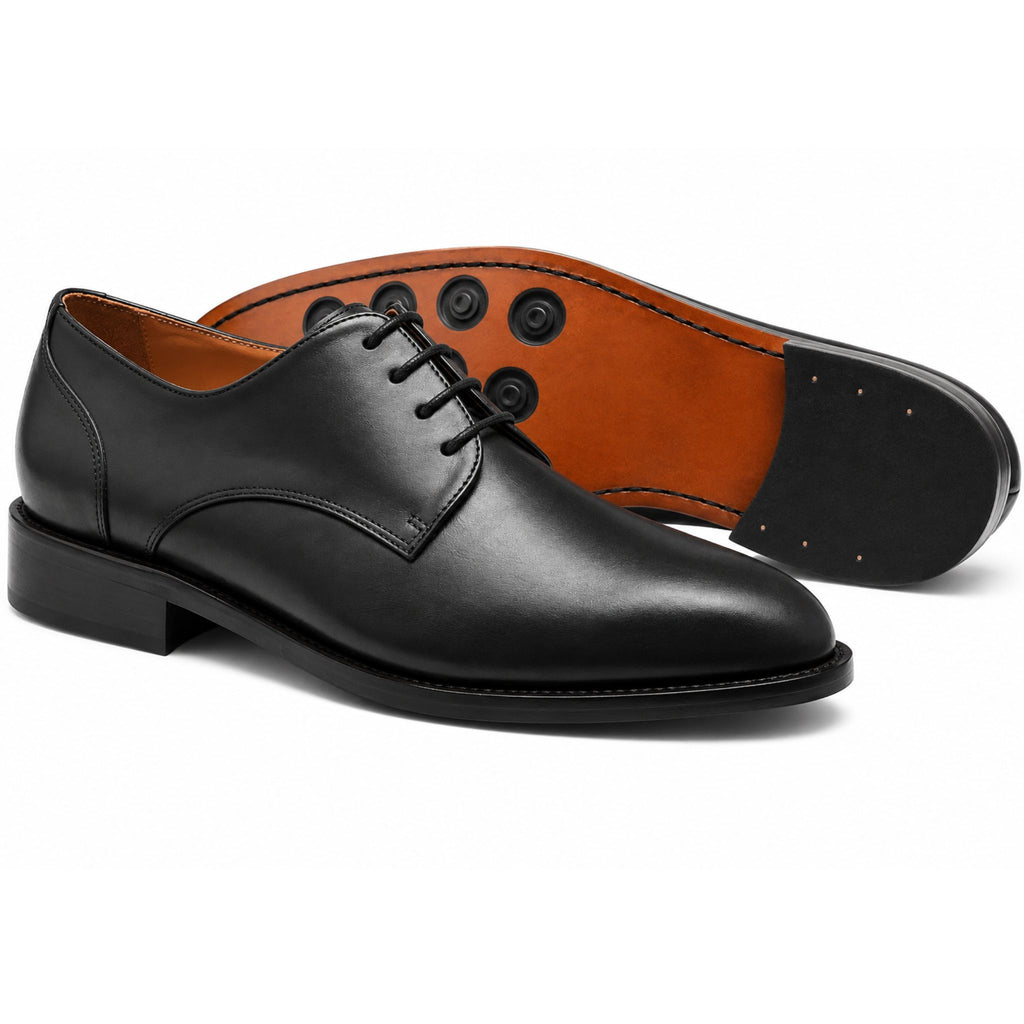jubleeo leather derby mens shoes black