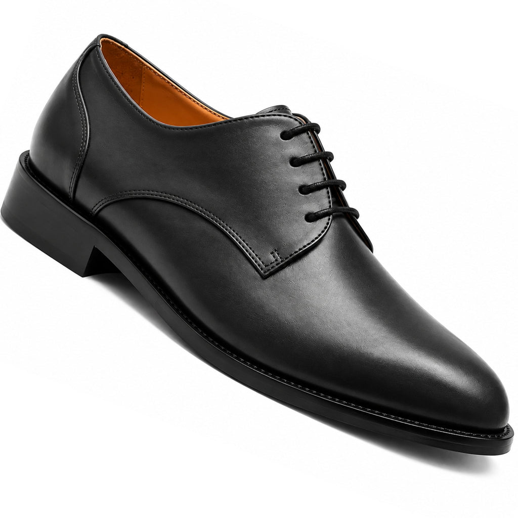 jubleeo leather derby mens shoes black