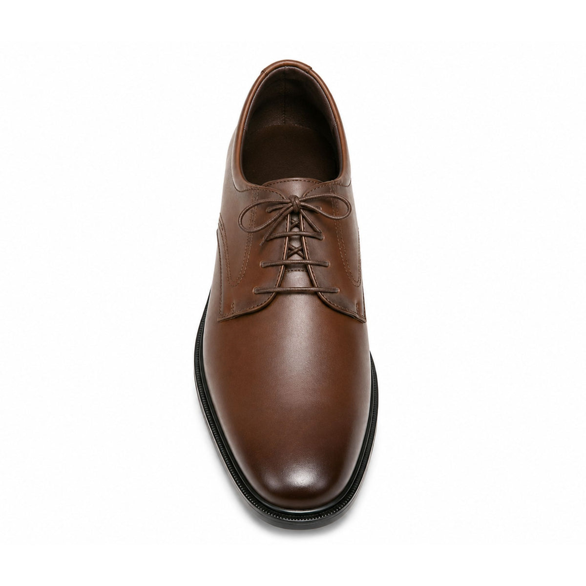 Jubleeo leather derby mens shoes brown
