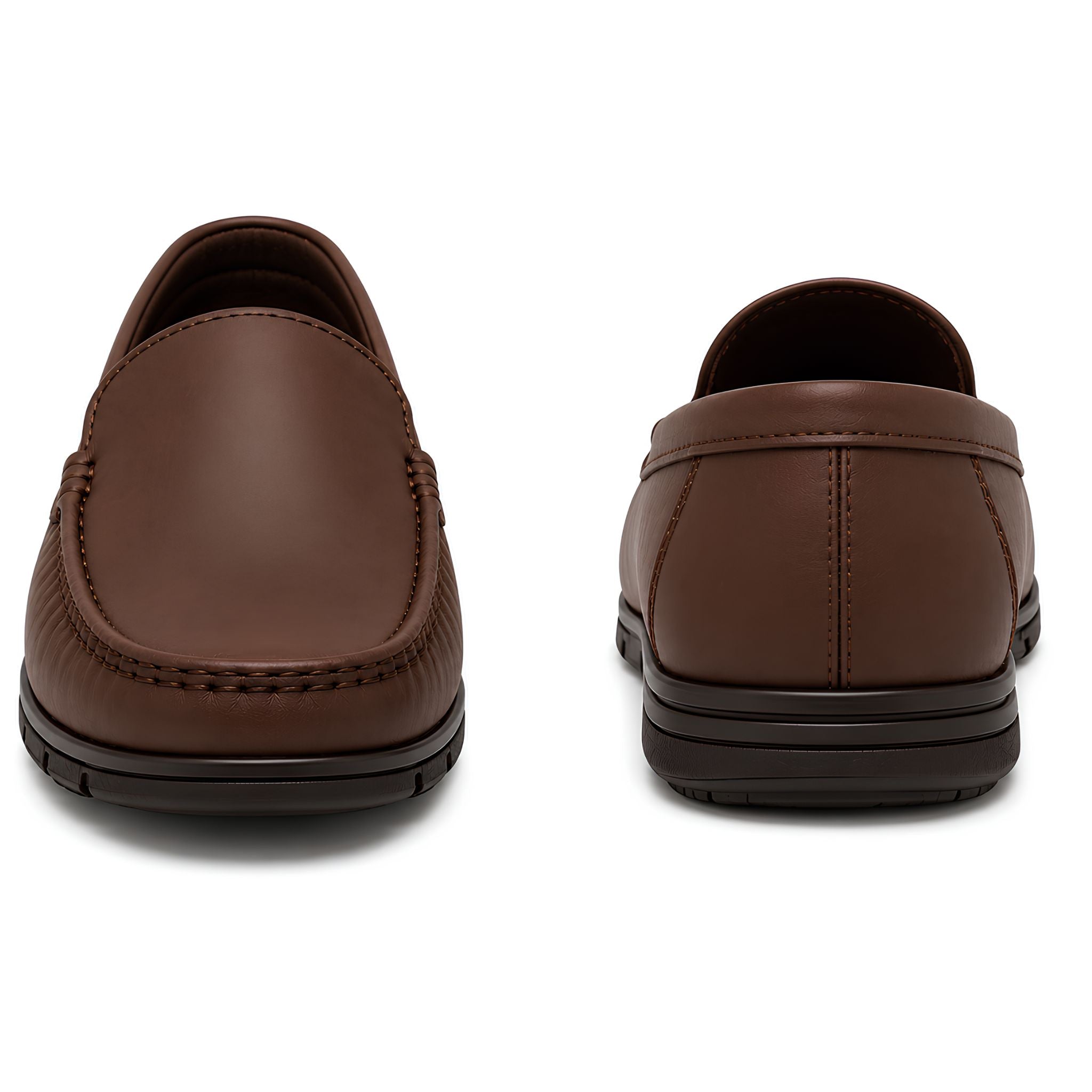 jubleeo leather premium mens loafer matte brown