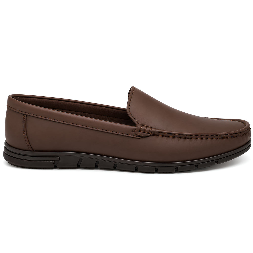 jubleeo leather premium mens loafer matte brown
