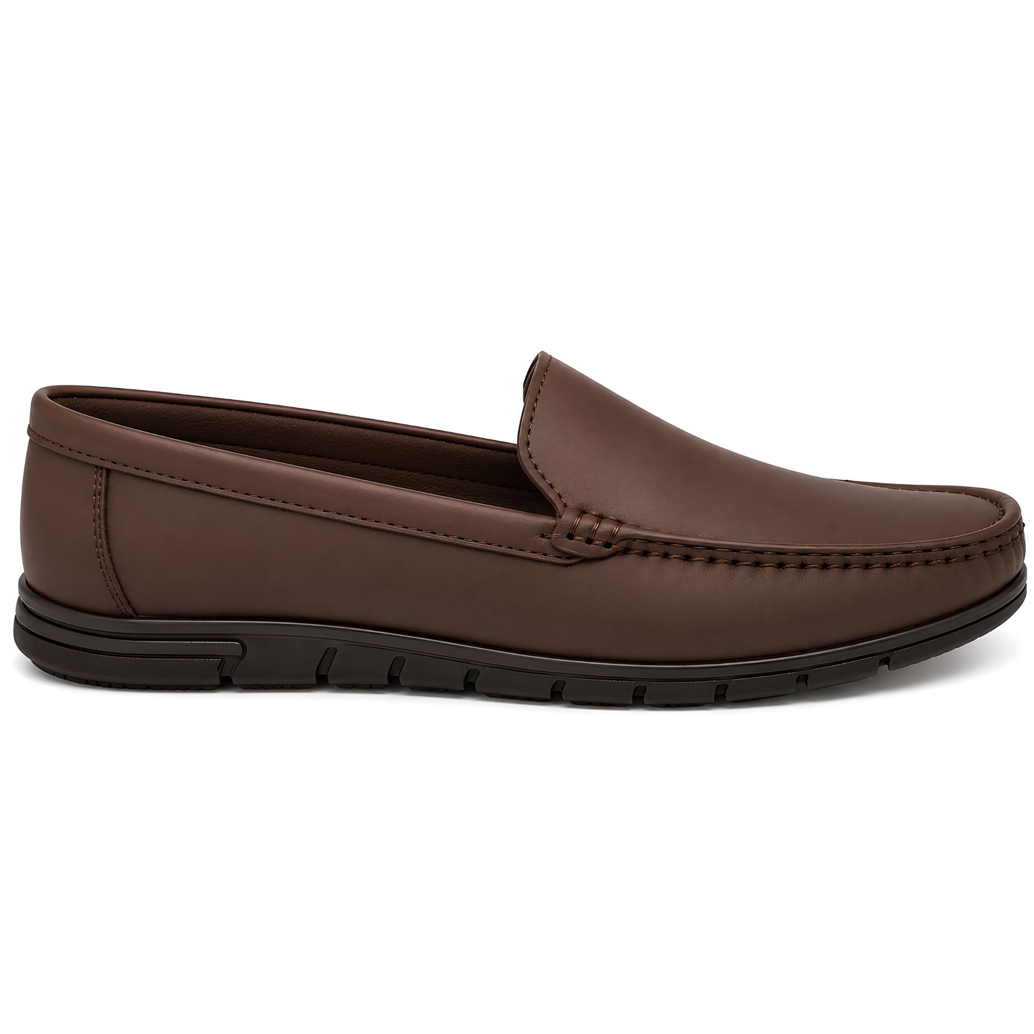 jubleeo leather premium mens loafer matte brown